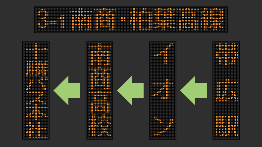 3-1_柏葉高　帯広駅　十勝バス